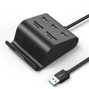 Ugreen USB 3.0 Hub Card Reader with Phone Stand